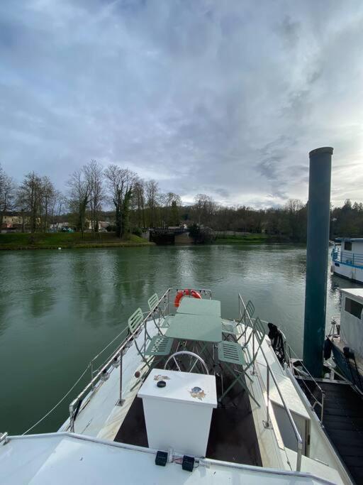 Charmant Bateau Sur La Marne Jouarre Exteriör bild