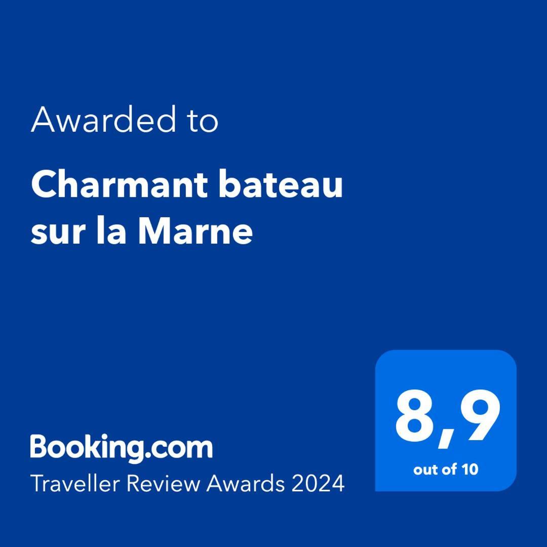 Charmant Bateau Sur La Marne Jouarre Exteriör bild